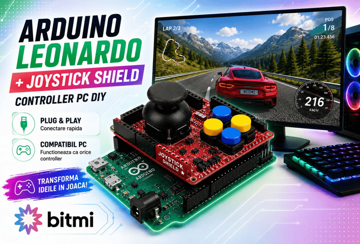 Cum sa transformi o placa Arduino intr-un controller pentru jocuri video