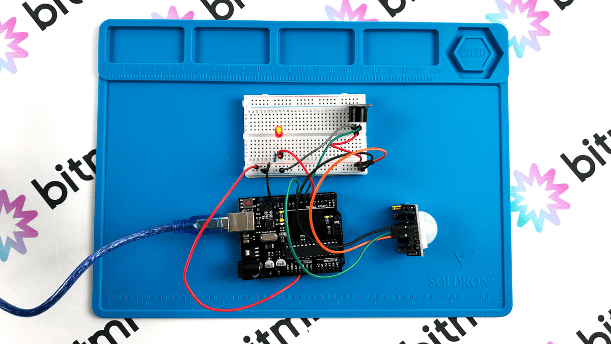 Crearea unui sistem de securitate cu senzorul PIR HC-SR501 si Arduino Uno R3