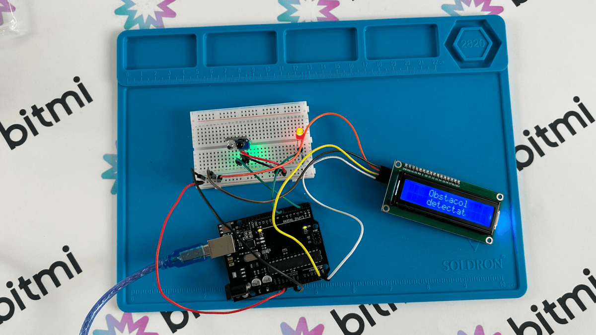 Proiect Arduino cu senzorul IR pentru evitarea obstacolelor