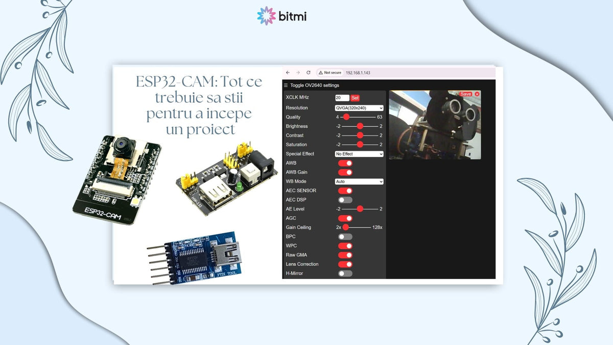 ESP32-CAM: Tot ce trebuie sa stii pentru a incepe un proiect