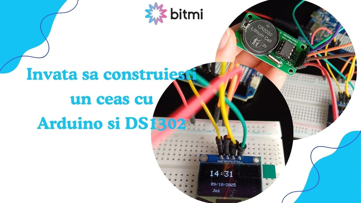 Invata sa construiesti un ceas cu Arduino si DS1302