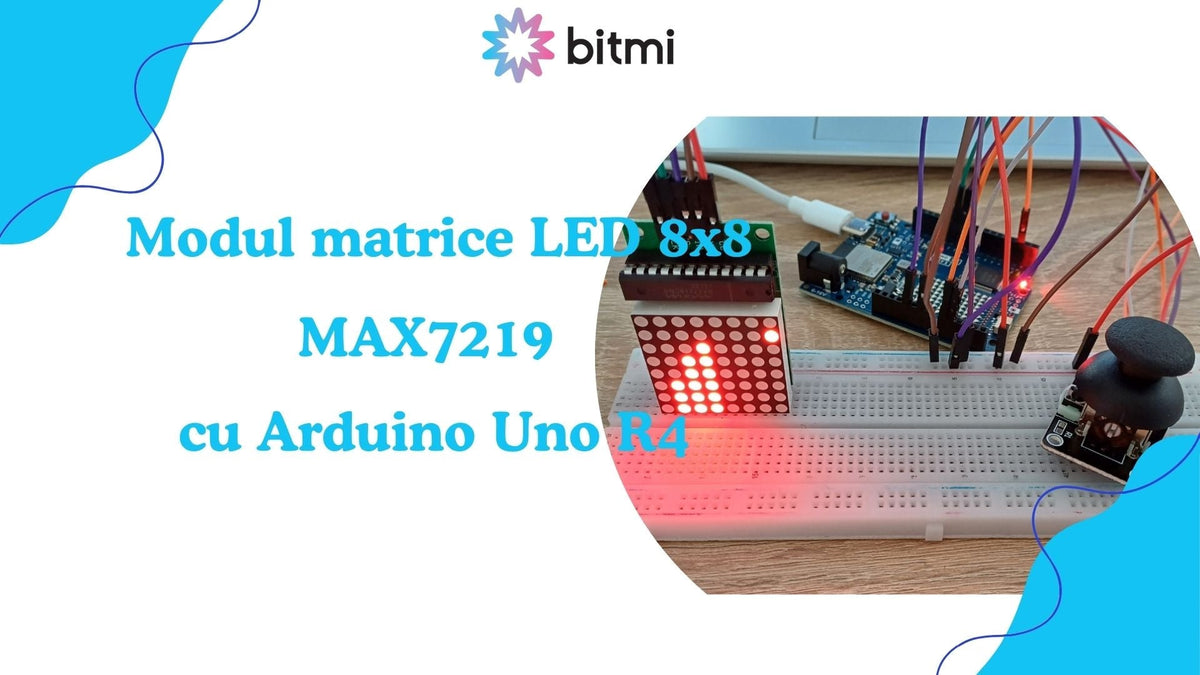 Realizeaza propriul joc Stacker pe afisaj LED 8x8 MAX7219 cu Arduino