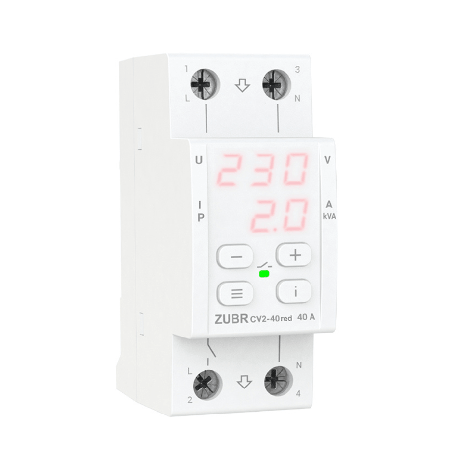 Modul pentru controlul si siguranta alimentarii electrice ZUBR CV2-40 Red