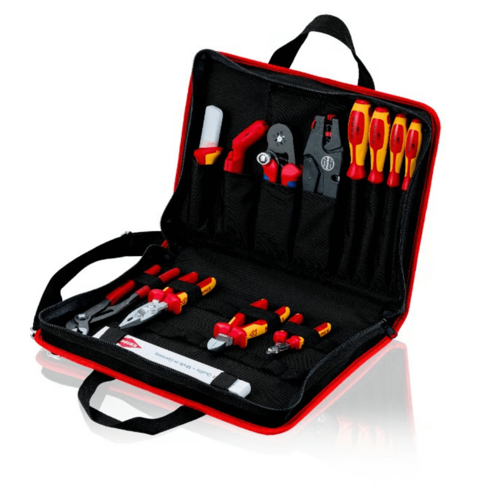 Geanta compacta electricieni KNIPEX 00 21 11, 12 piese