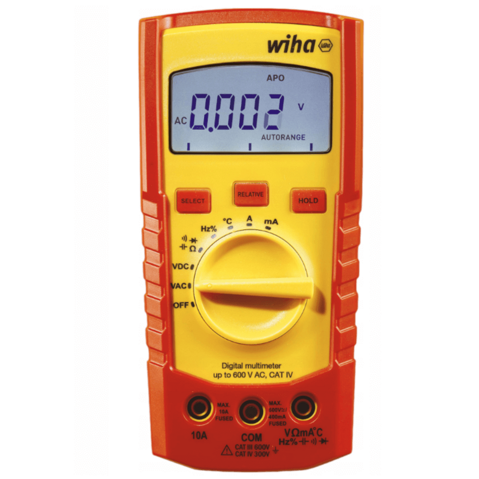 Multimetru digital 600V AC, CAT IV - Wiha 45218