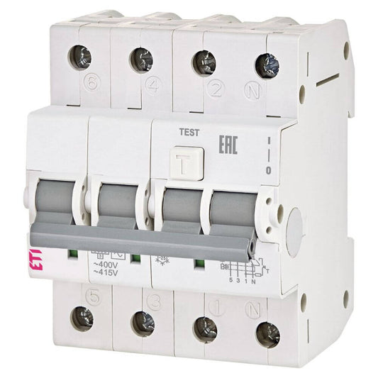 Diferential RCBO KZS-4M 3p+N A B32/0.03 - ETI 002174907