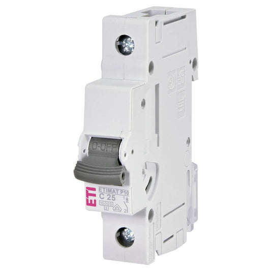 Siguranta automata ETIMAT P10 1p C25 - ETI 001901032