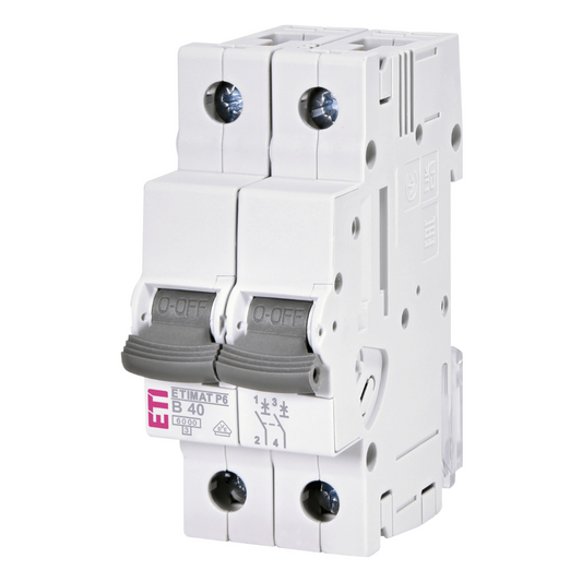 Siguranta automata ETIMAT P6 2p B40 - ETI 001900214