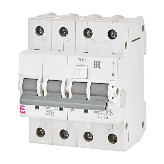 Diferential RCBO KZS-4M 3p+N A B25/0.03 ETI 002174906