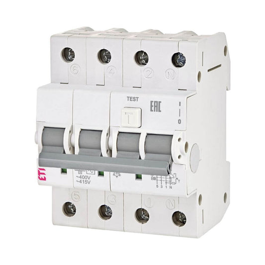 Diferential RCBO KZS-4M 3p+N A B20/0.03 ETI 002174905