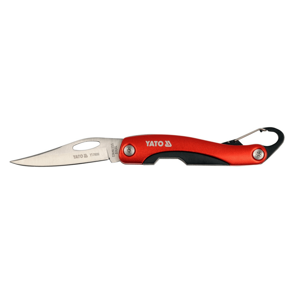 Cutit pliabil tip breloc din otel inoxidabil Yato YT-76050
