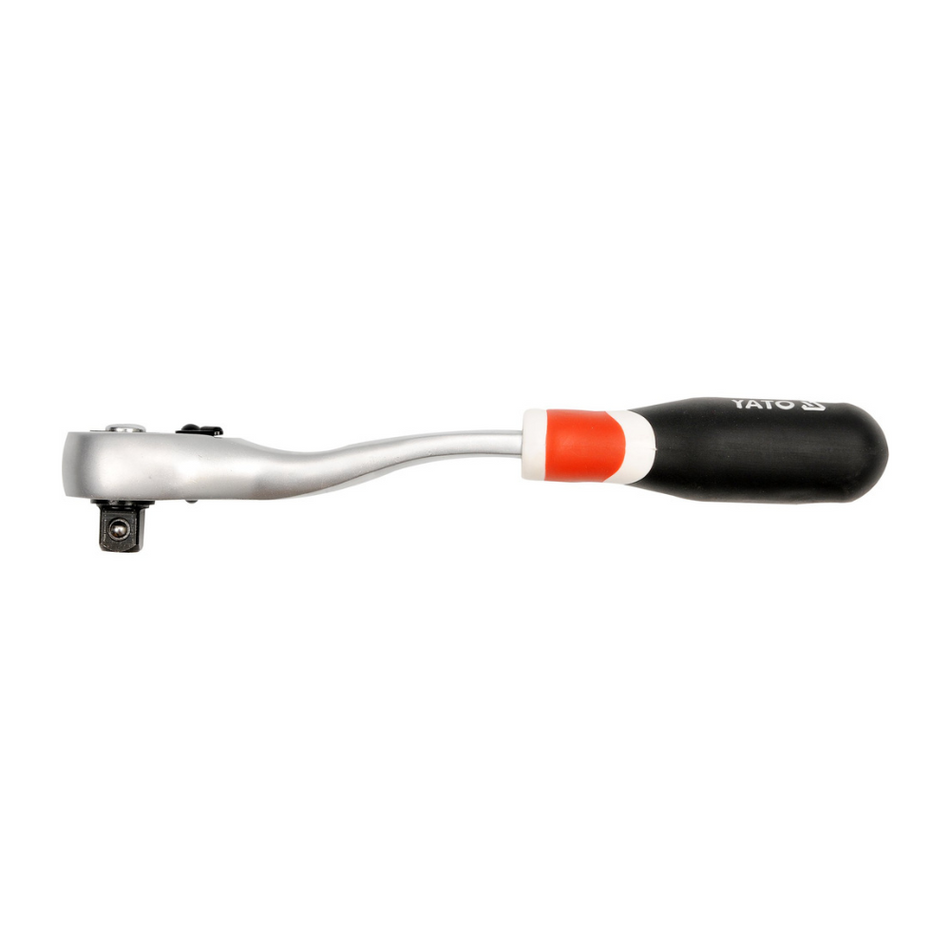 Cheie curbata cu clichet reversibil 1/2" - Yato YT-0732