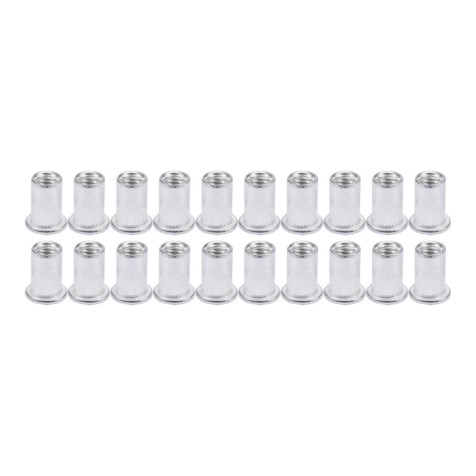 Set 20 piulite nituibile M6 YATO YT-36454 din aluminiu cu lungimea de 14 mm