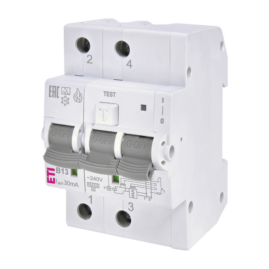 Siguranta AFDD detectare arc electric KZS-AFDD 3M2p A B13/0.03 ETI 002173813