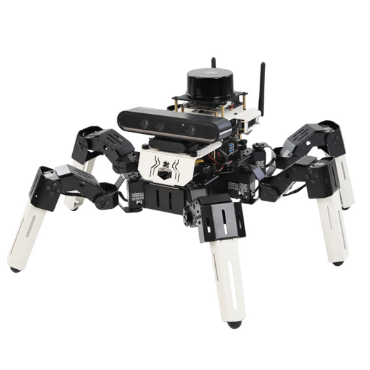 Kit robot hexapod cu Lidar MUTO RS, cu placa Raspberry Pi 5 8GB