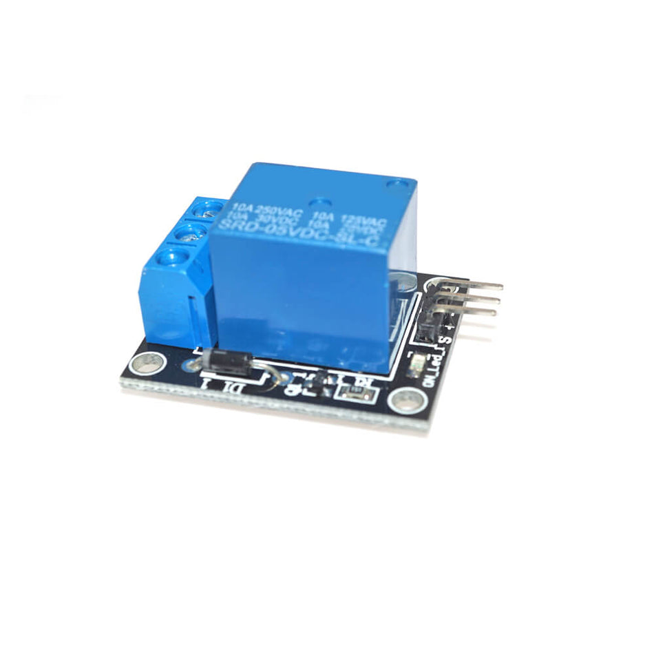 Modul releu 1 canal KY-019, control dispozitive AC prin 5 VDC
