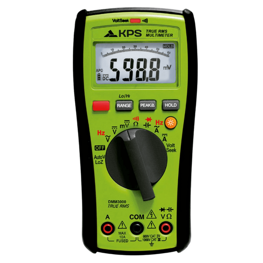 Multimetru digital True-RMS, 1000V AC/DC, 10A AC/DC, KPS DMM3000
