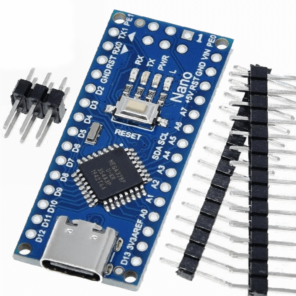 Placa de dezvoltare compatibila Arduino Nano V3 CH340G cu port USB Tip-C