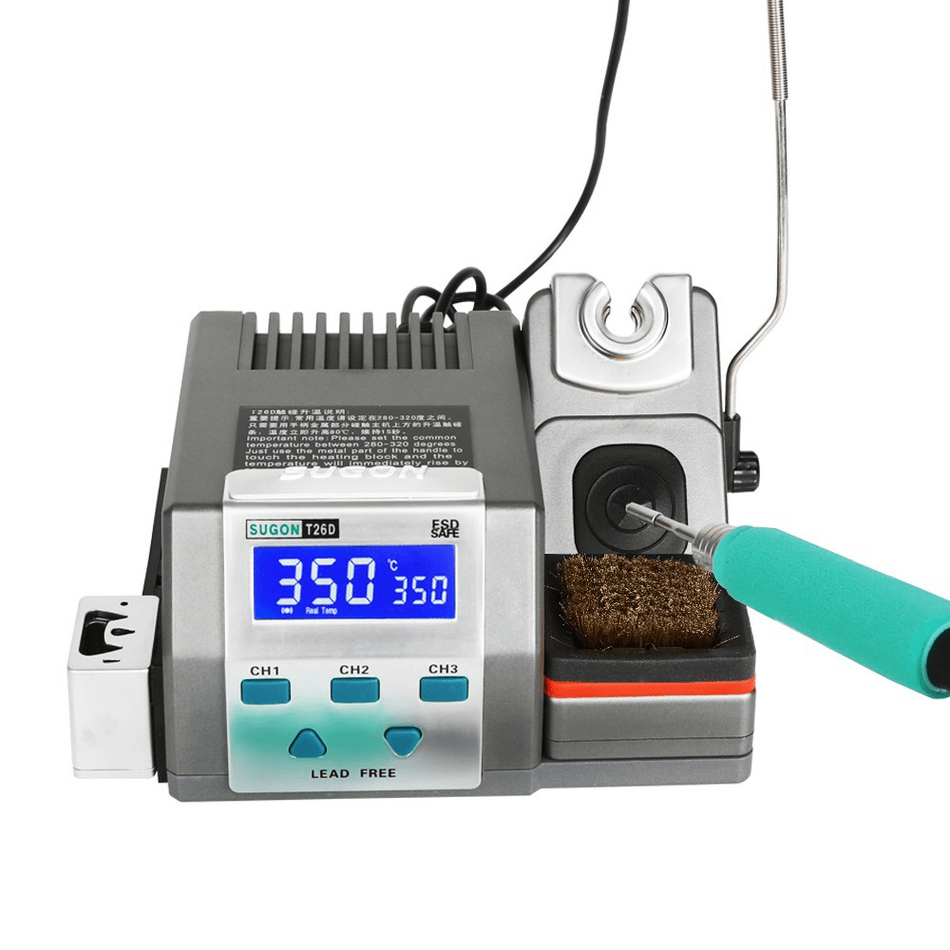 Statie de lipit cu incalzire ultra-rapida, 200-500℃, 120W, 220V, Sugon T26D