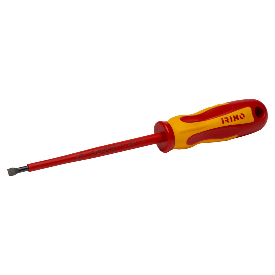 Surubelnita pentru electricieni izolata VDE 1000V profil drept 0.8 x 4 x 100mm Irimo 408V-4-100