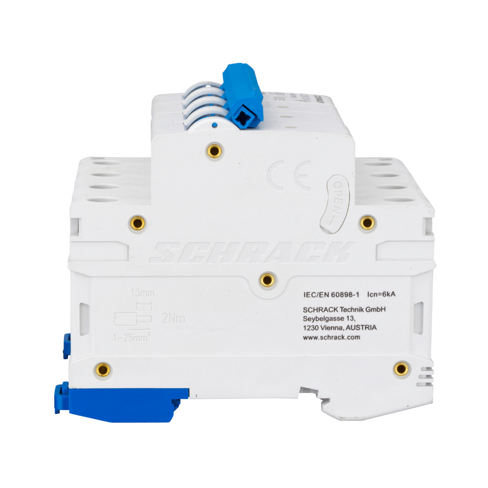 Intrerupator automat modular (MCB) AMPARO, 6kA, C 50A, 3P+N, SCHRACK AM617850